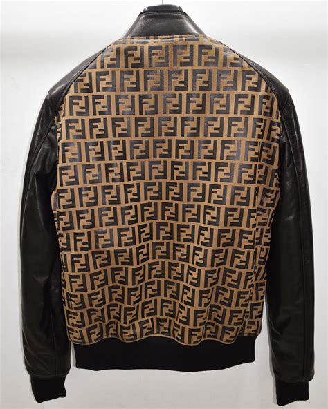 fendi leather jackets|fendi bomber jacket men's.